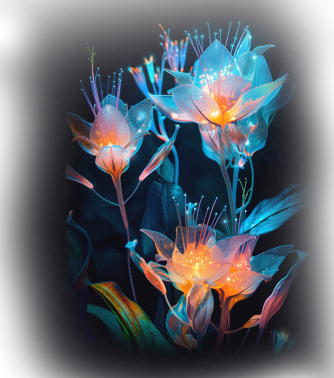 Glowing Flowers